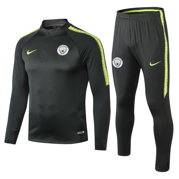 Chandal Niños Manchester City 2018/19 Verde Marron